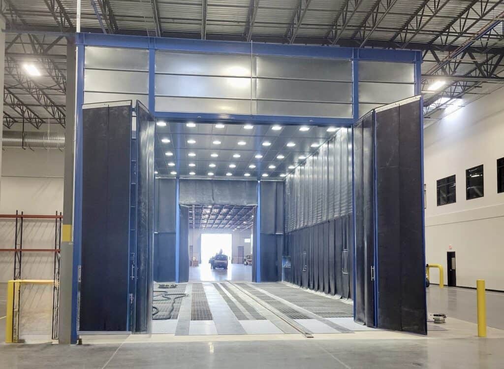 Airblast AFC install JTS blast and spray facility