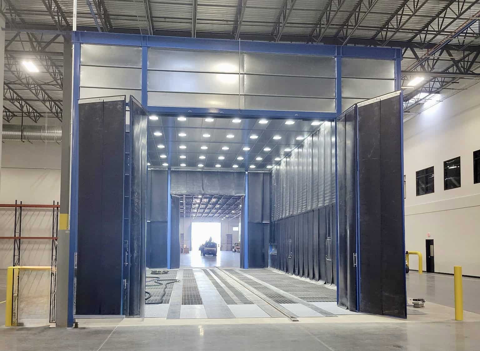 Airblast AFC install JTS blast and spray facility